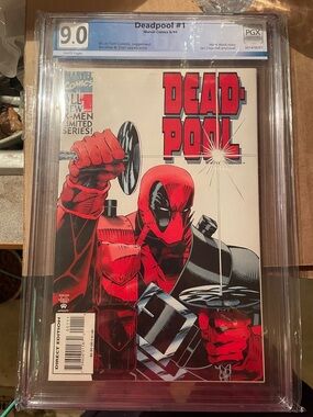 Marvel Deadpool #1 Graded Comic - Red Cover